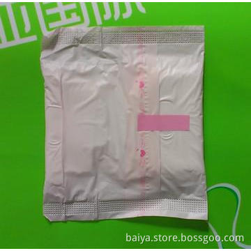 190mm 100% pure cotton day use women sanitary napkin with wings
